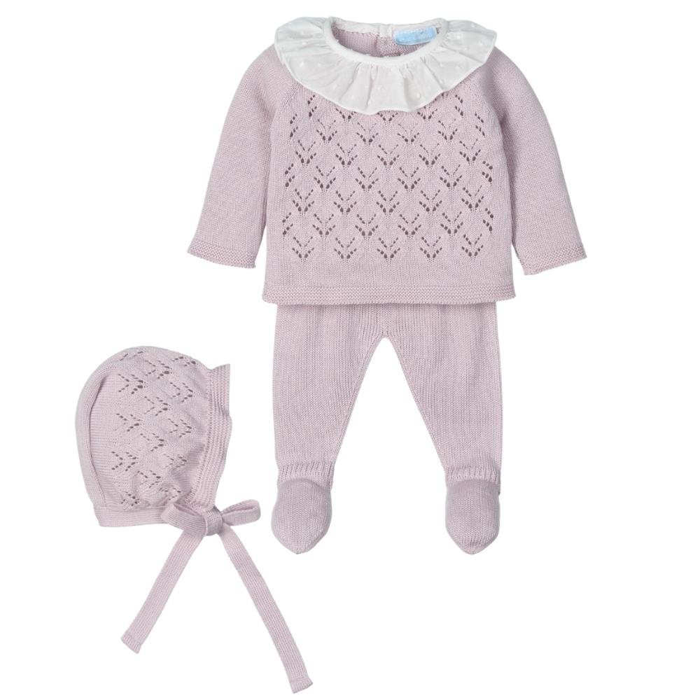 Completo Nascita filo di cotone - Elegance