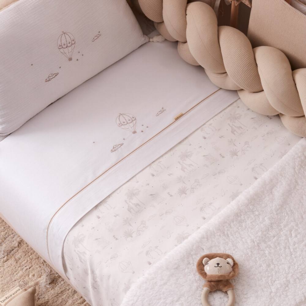 Lenzuola Neonato Culla Carrozzina Next to Me - Noe