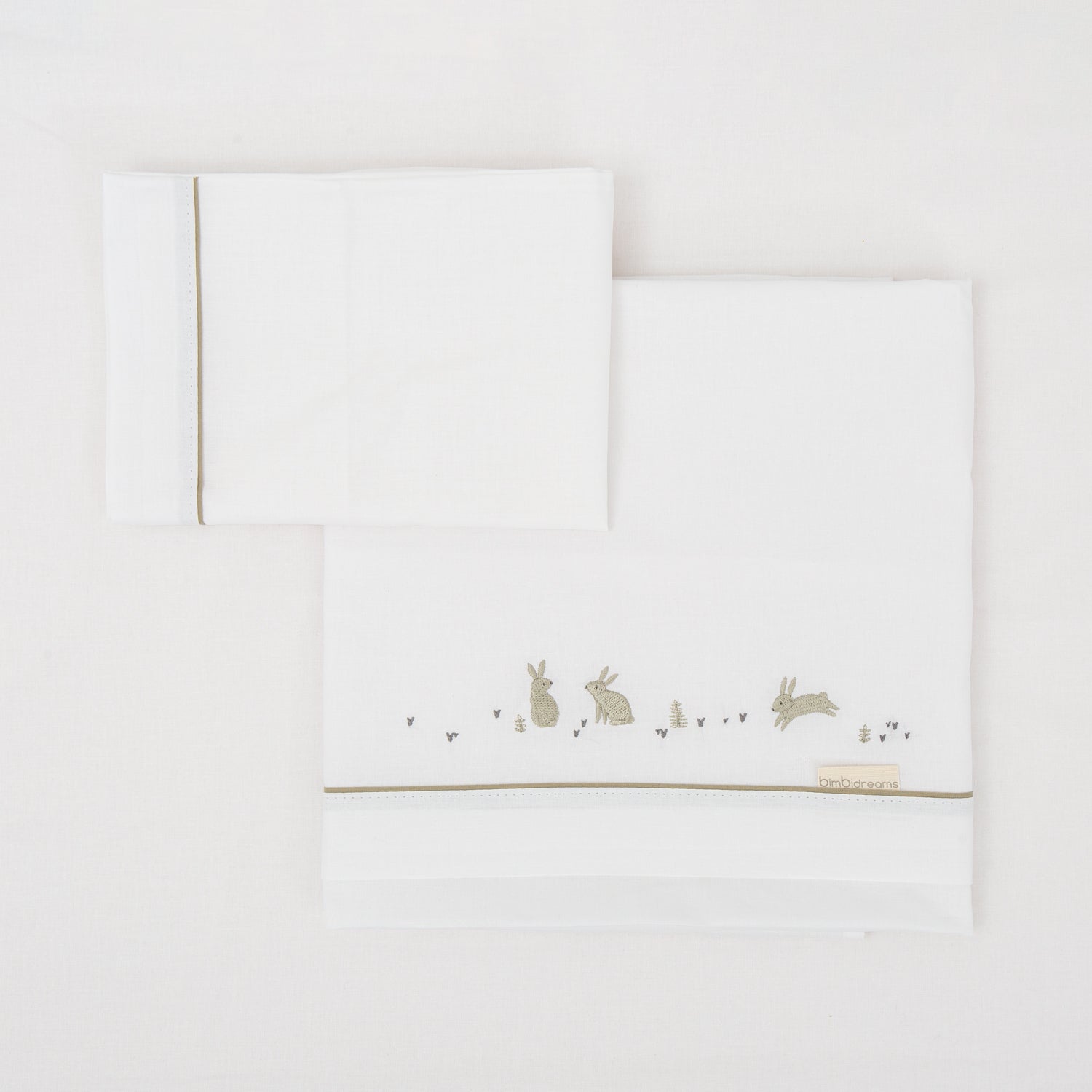 Lenzuola Carrozzina Culla Next To Me - Coniglietto