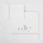 Lenzuola per Culla e Carrozzina Next to Me - Deer