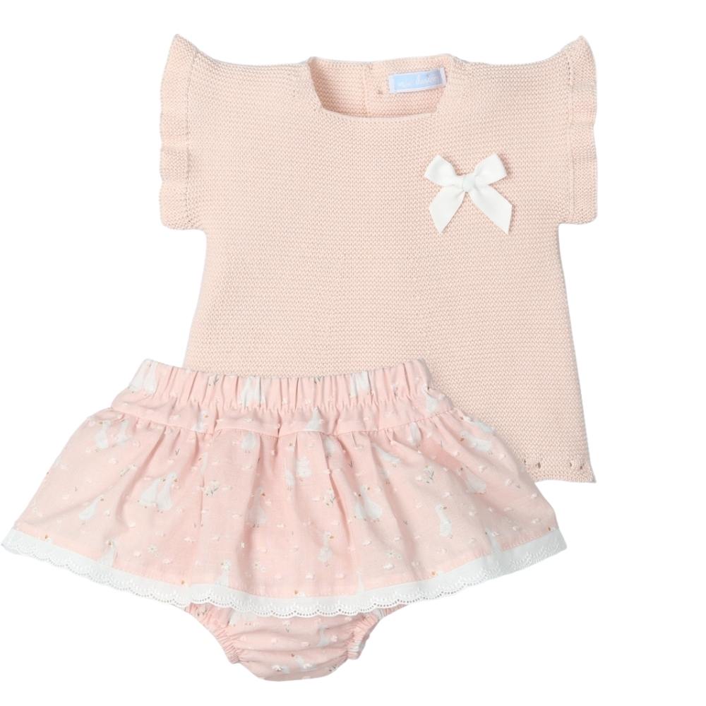 Completo Neonata in Filo di Cotone Ducks