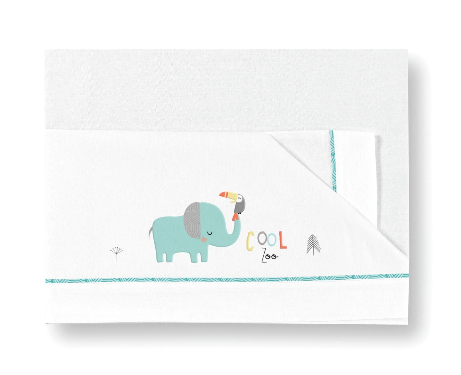 COMPLETO LENZUOLA LETTINO CON SBARRE NEONATO - ZOO