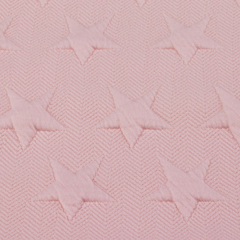 Copertina Neonato Culla Carrozzina Invernale Stelle Rosa - tessuto