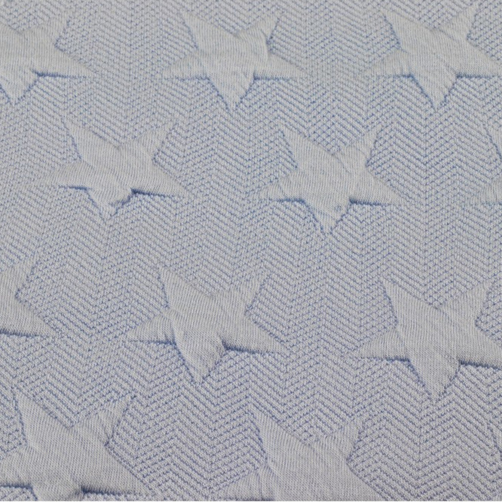 Copertina Coperta Inverale Culla Carrozzina - Stelle Celeste