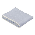 Copertina Coperta Inverale Culla Carrozzina - Stelle Celeste