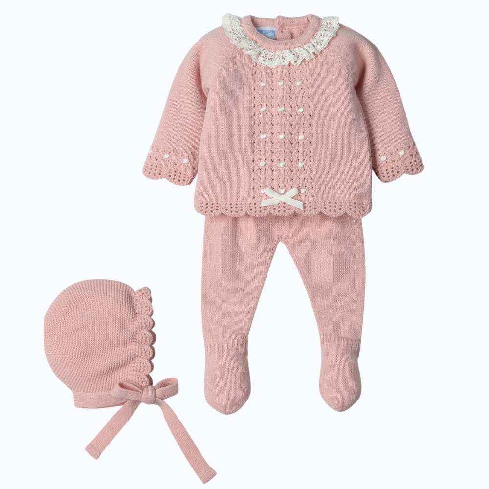 COMPLETINO NEONATO IN MISTO LANA - VINTAGE SENSE - MAC ILUSION