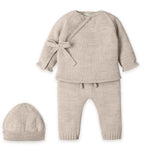COMPLETO NASCITA NEONATO IN MISTO LANA - BASIC
