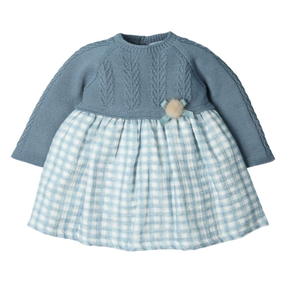 Vestito Invernale Neonata Zaffiro - Blu - Mac Ilusion