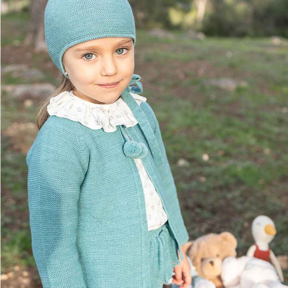 COMPLETINO BAMBINA IN MISTO LANA 3 PZ - MAC ILUSION