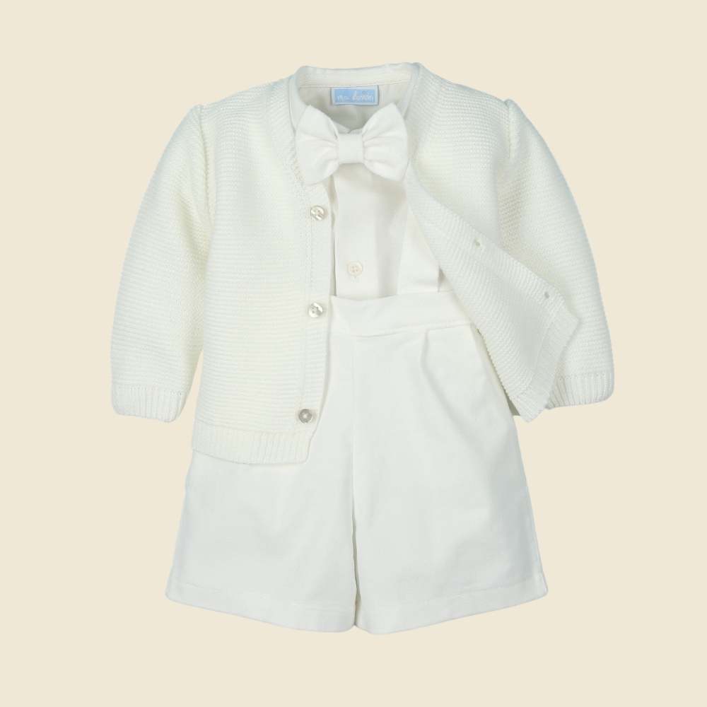 Completo Battesimo Neonato - Bianco - Mac Ilusion