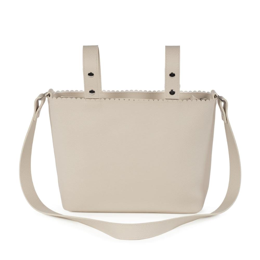 Borsa Fasciatoio Icon in Ecopelle - Cream - Pasito a Pasito