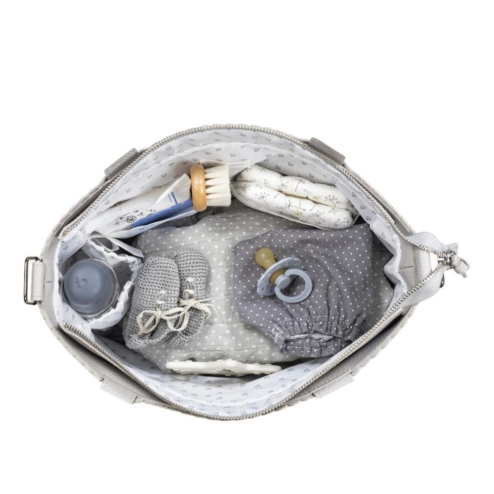 Borsa Fasciatoio Icon in Ecopelle - Grigio - Pasito a Pasito