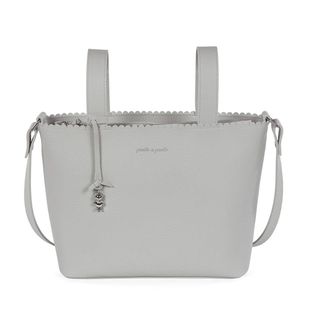 Borsa Fasciatoio Icon in Ecopelle - Grigio - Pasito a Pasito