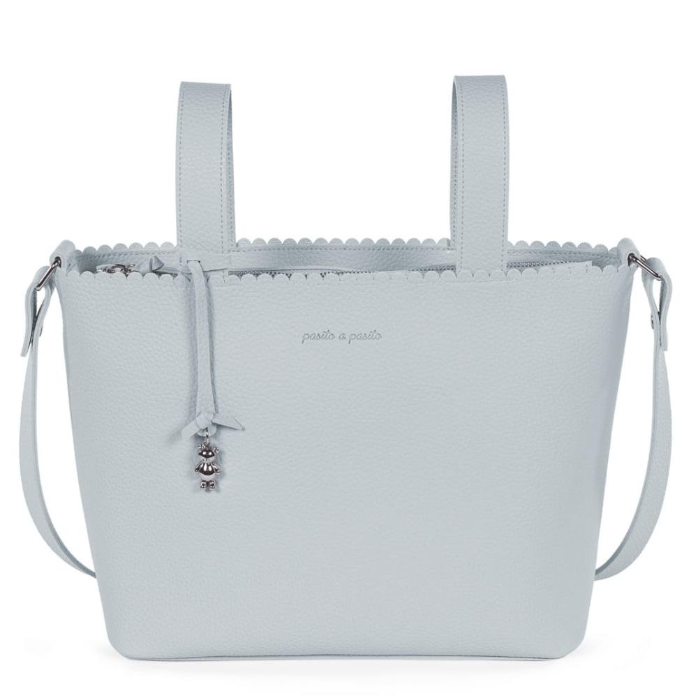 Borsa Fasciatoio Icon in Ecopelle - Sky - Pasito a Pasito