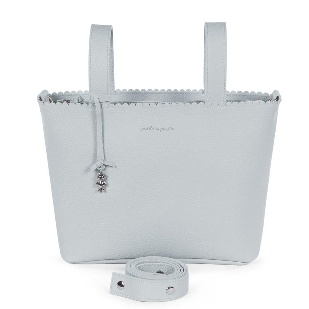 Borsa Fasciatoio Icon in Ecopelle - Sky - Pasito a Pasito