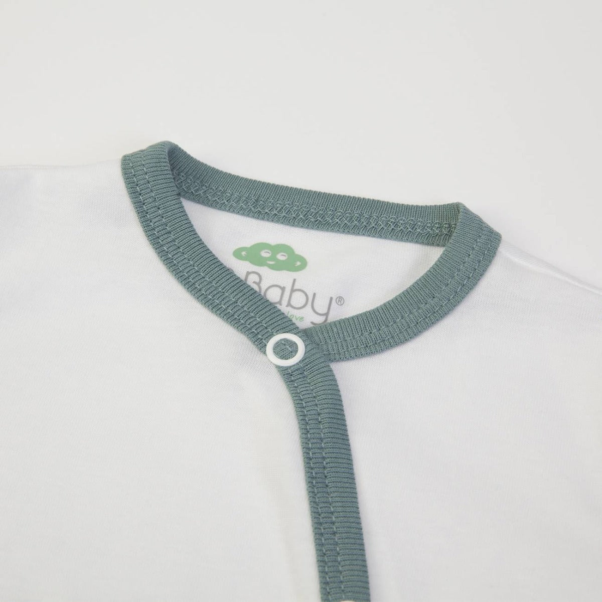 Tutina Neonato Nascita Manica Lunga Primavera Estate - I love Mum And Dad - scollatura