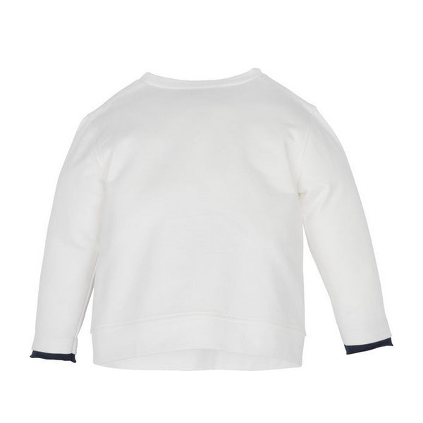 FELPA MAGLIA COTONE BIOLOGICO MANICA LUNGA BAMBINO 2 - 4 ANNI - CAPPELLO