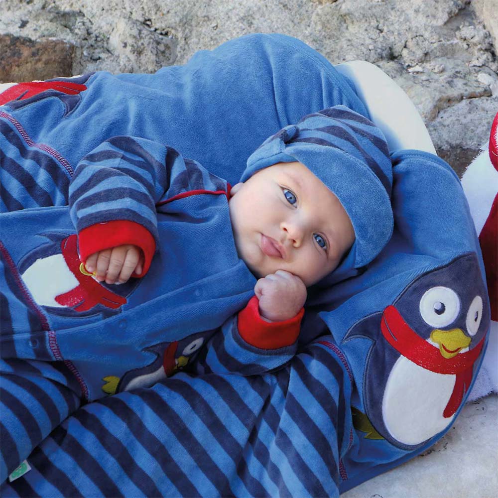 CAPPELLINO NEONATO CINIGLIA A RIGHE - Nene Shop