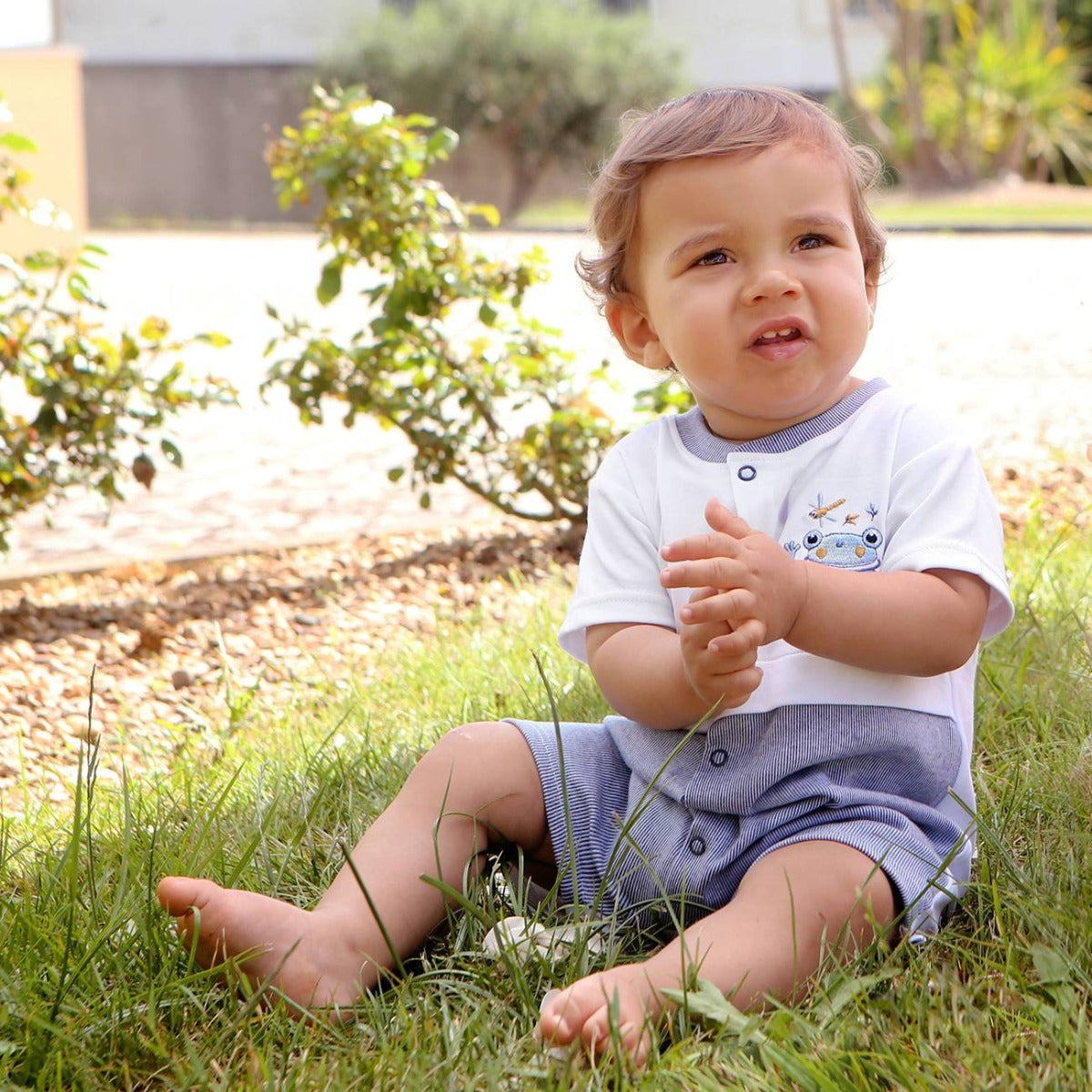 Pagliaccetto Neonato Nascita Primavera Estate - Rana