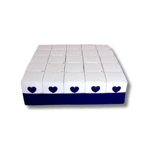 Torta Bomboniera Nascita Battesimo - Cuore Blu