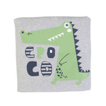 copertina neonato nascita ciniglia coccodrillo