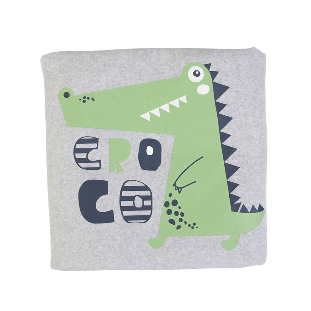 copertina neonato nascita ciniglia coccodrillo