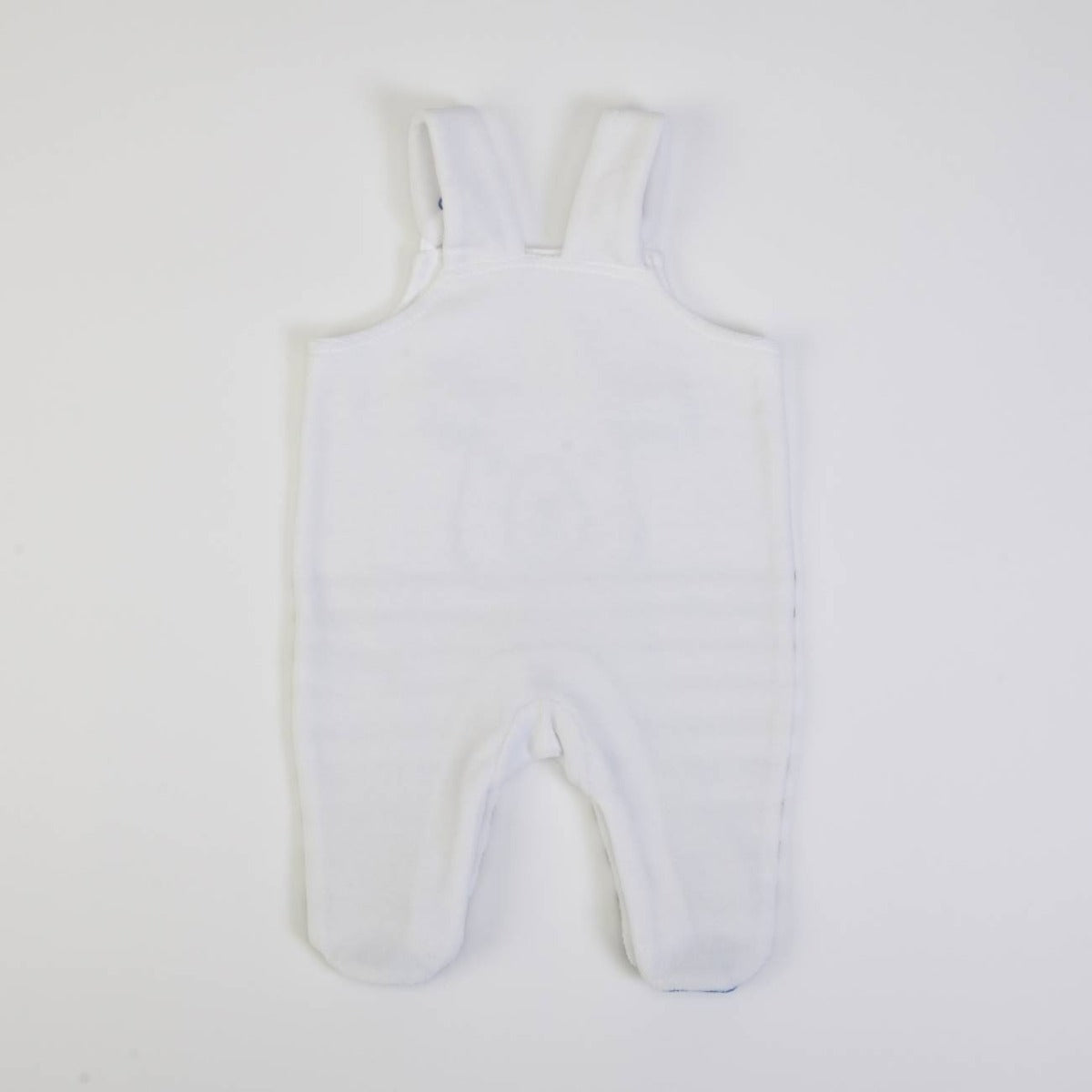 tutina neonato nascita ciniglia salopette - retro salopette