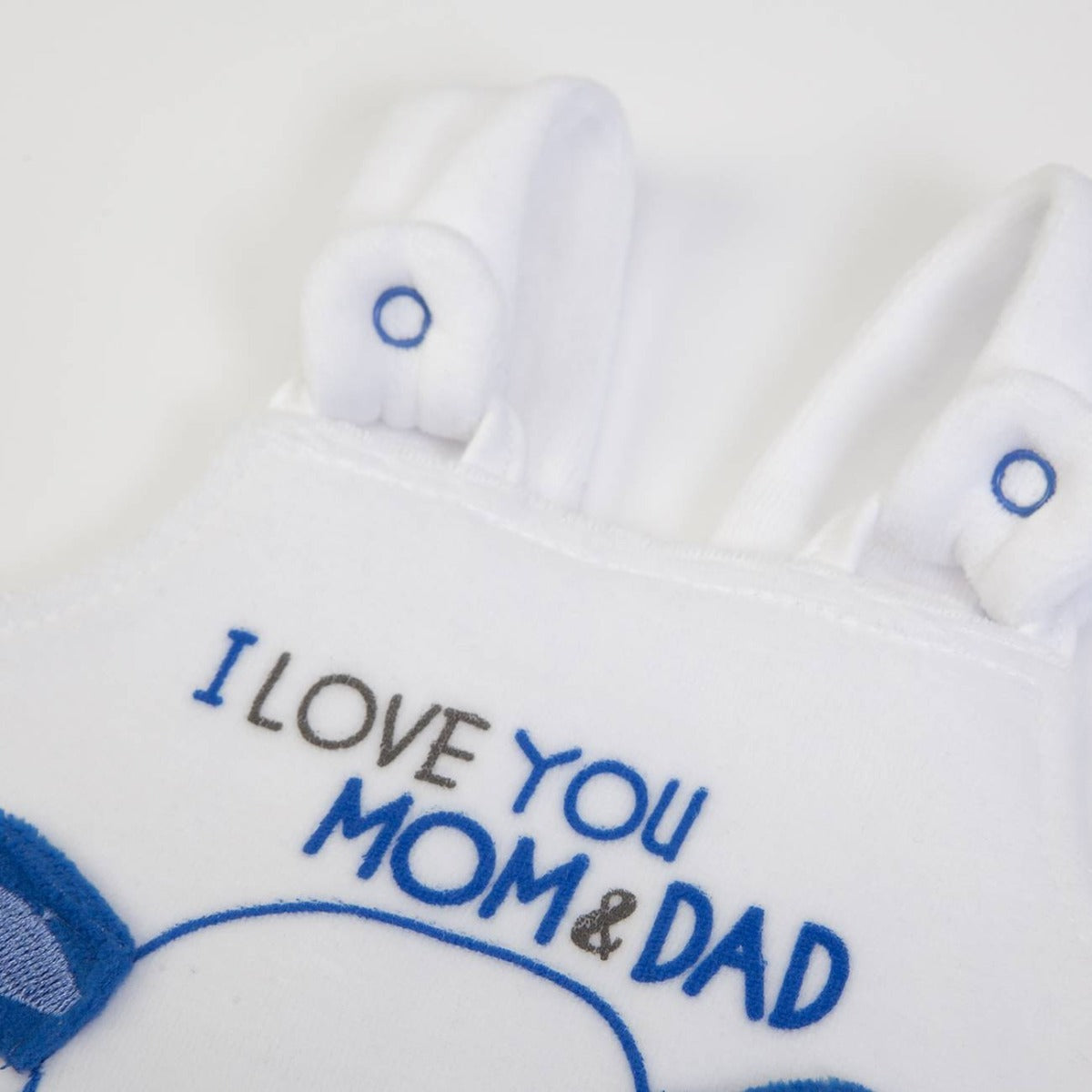 tutina neonato nascita ciniglia salopette - chiusura