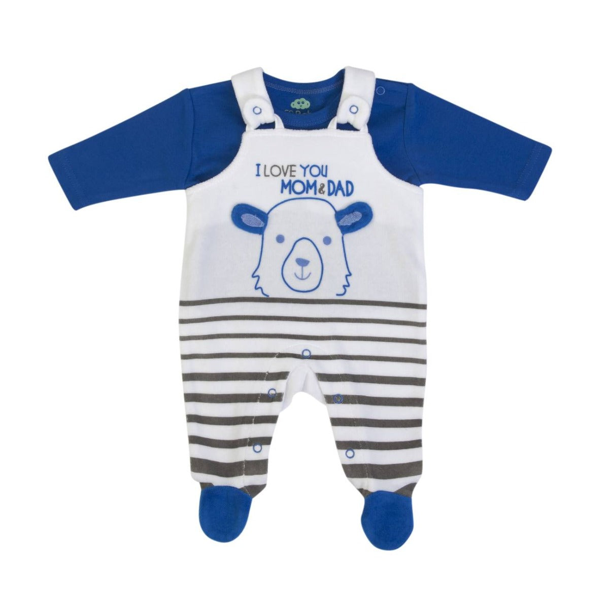 tutina neonato nascita ciniglia salopette