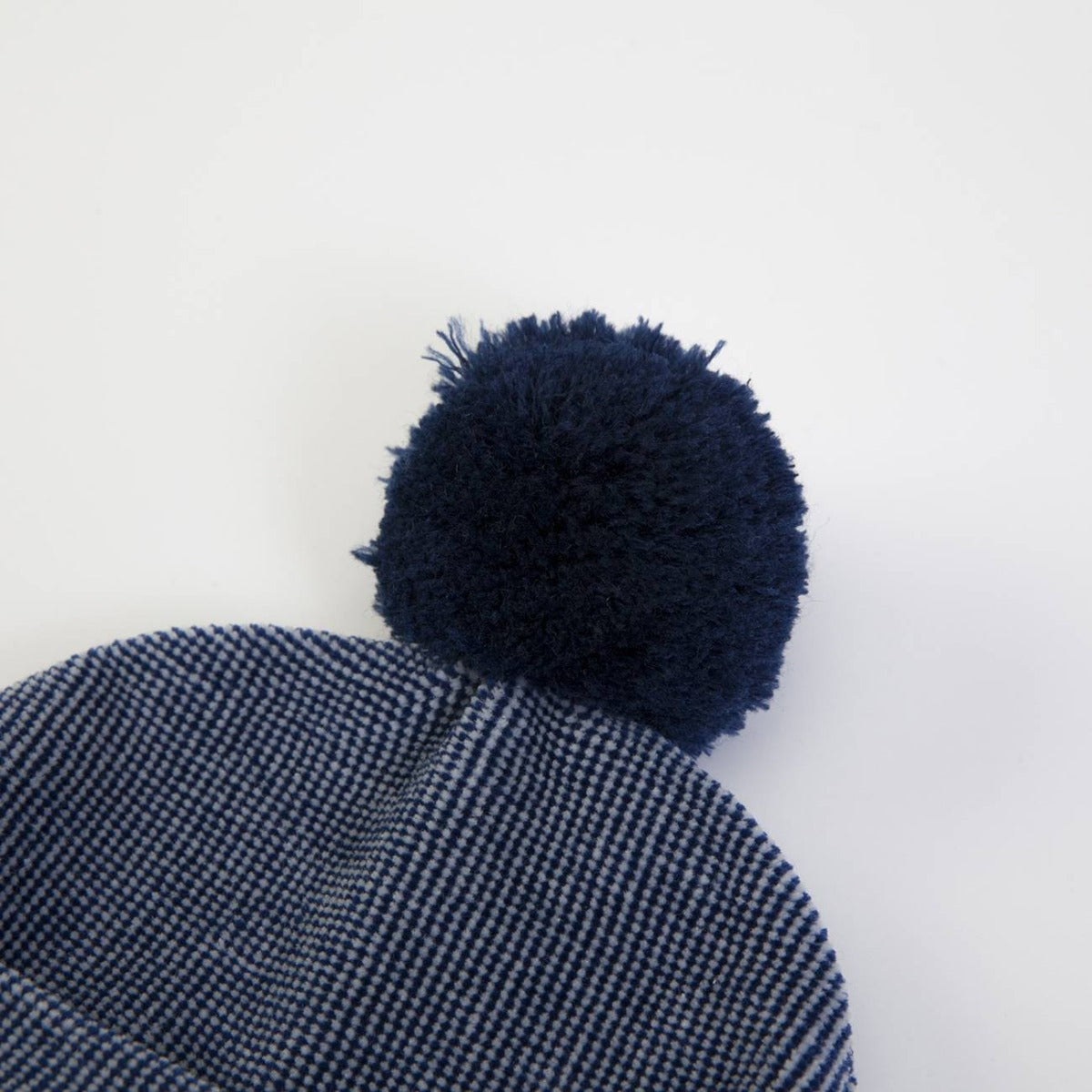 cappellino neonata invernale ciniglia ponpon