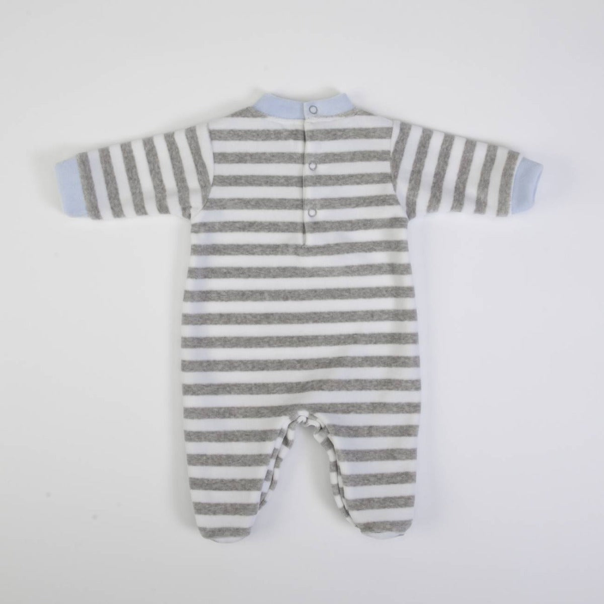 tutina neonato nascita ciniglia elefante - retro