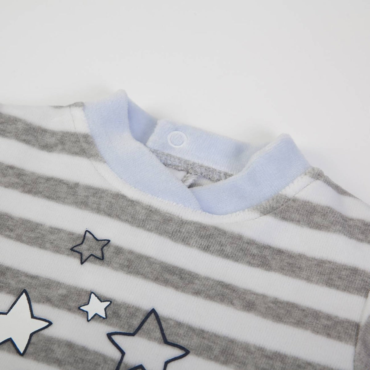 tutina neonato nascita ciniglia elefante - scollo