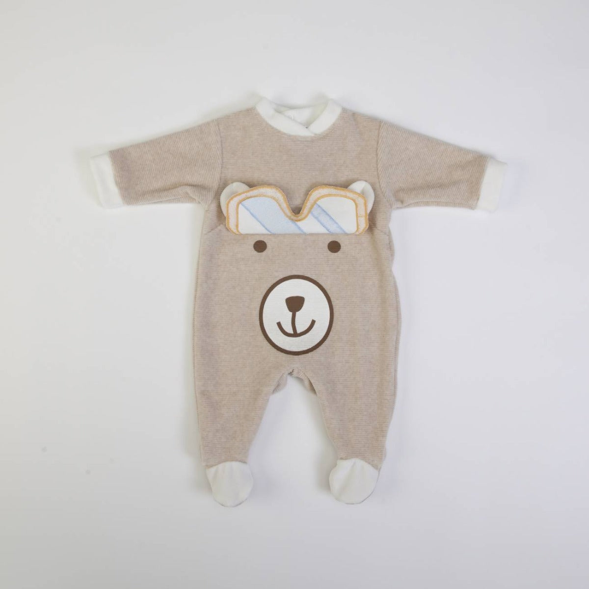 tutina neonato nascita ciniglia orsetto polare