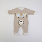 tutina neonato nascita ciniglia orsetto polare