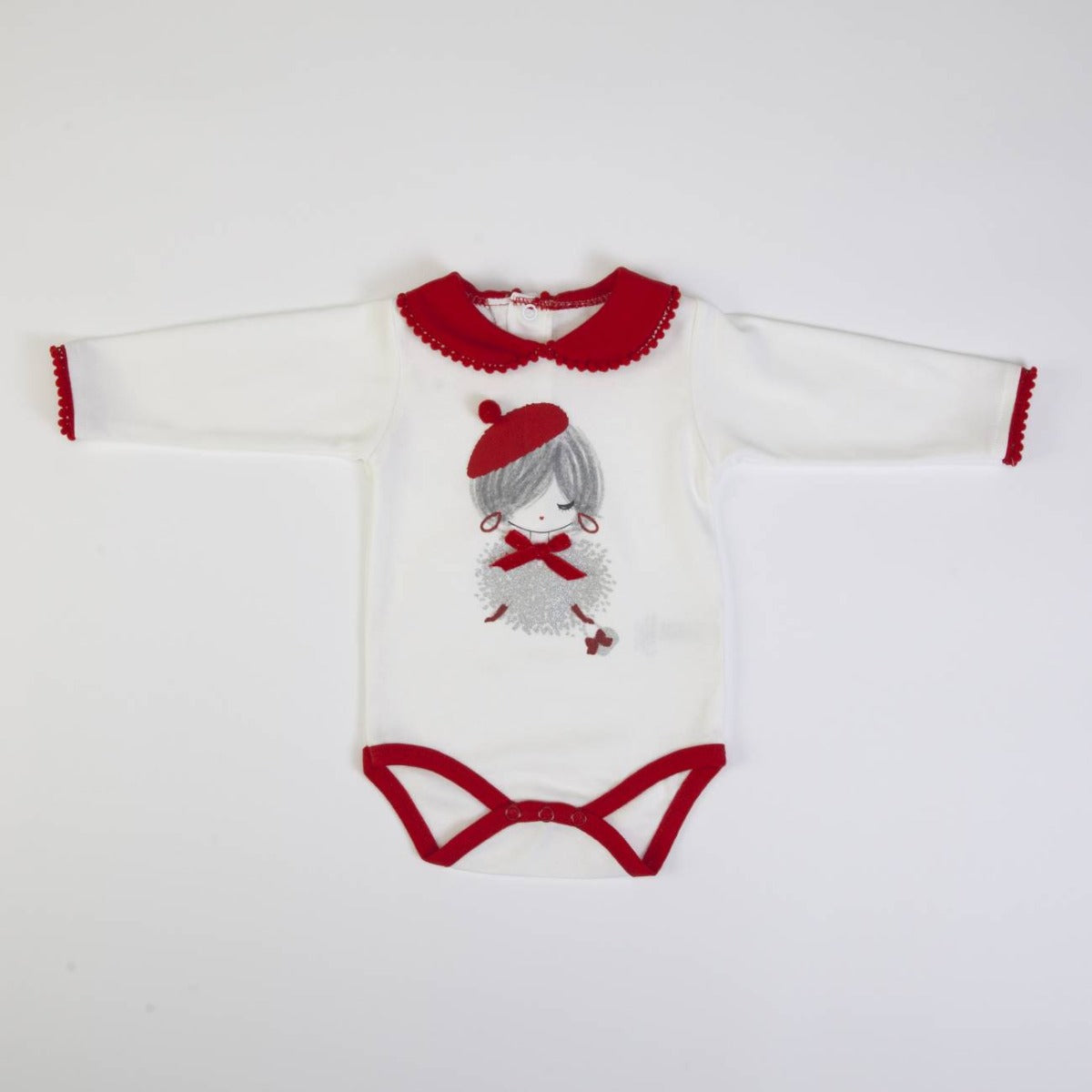 completo bambina invernale body e gonna - body