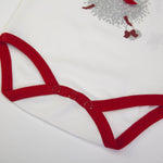 completo bambina invernale body e gonna - chiusura