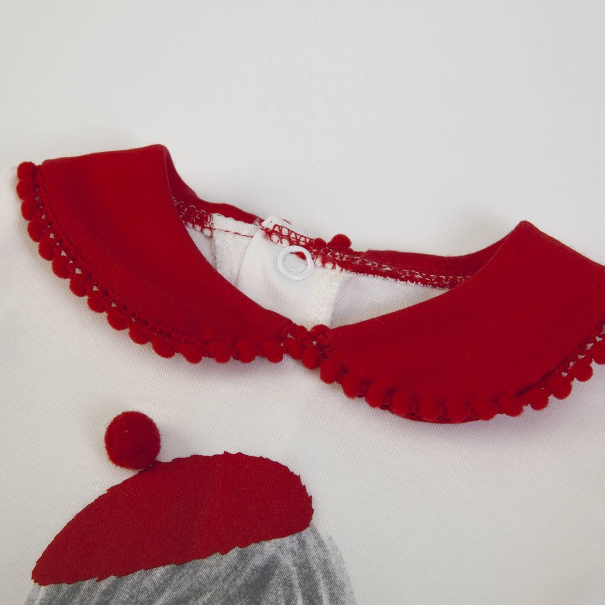 completo bambina invernale body e gonna - colletto