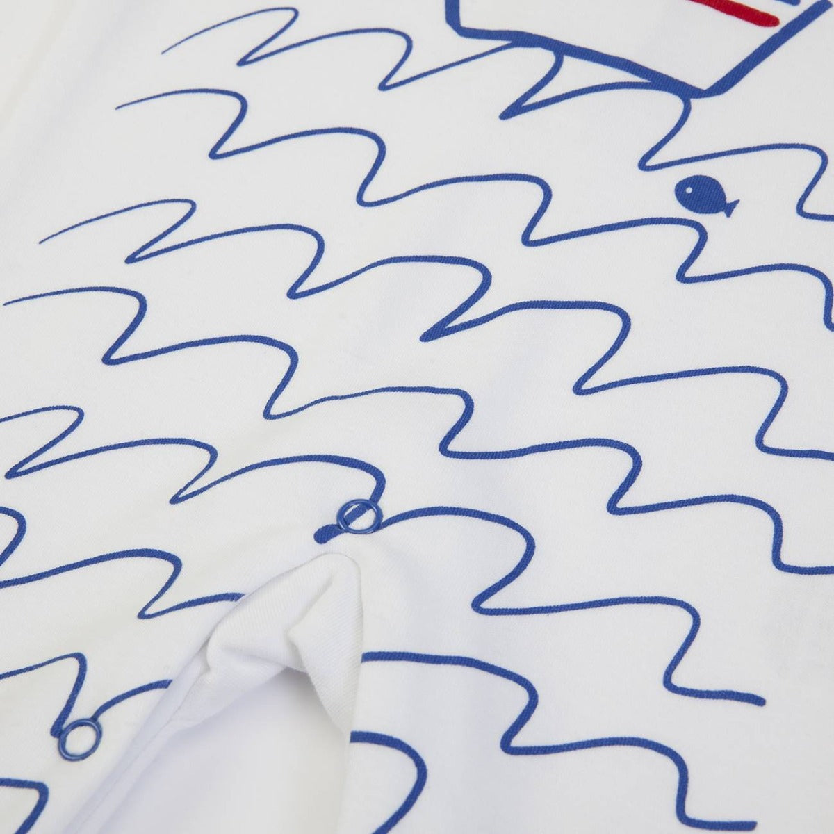 Tutina neonato nascita manica lunga primavera estate - Barca - stampa