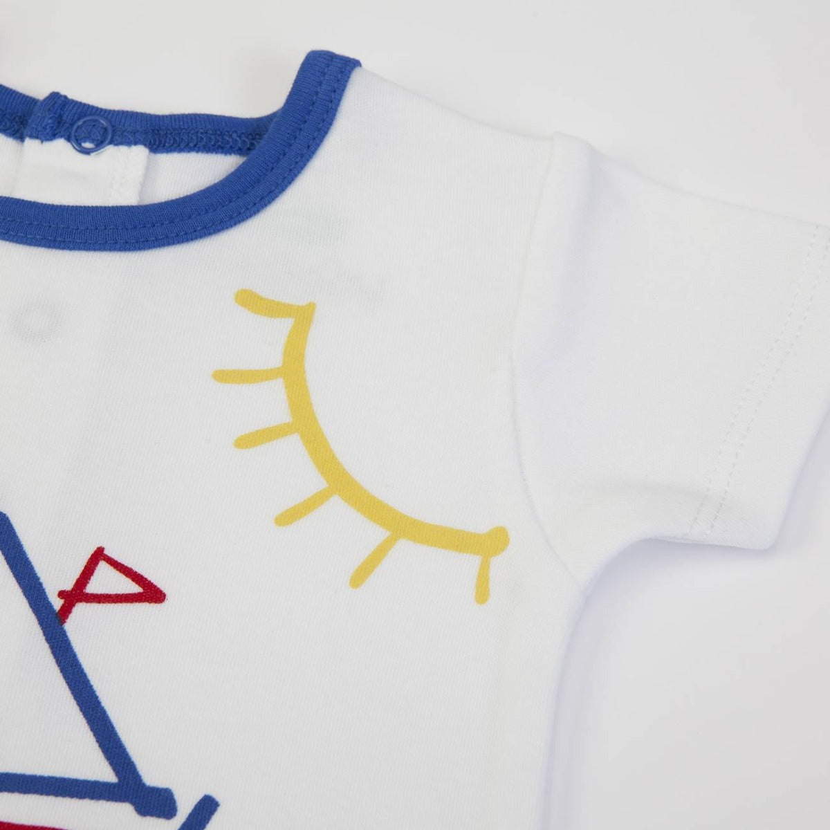 Completo bambino mezza manica Primavera Estate - Barca - stampa