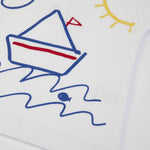 Completo bambino mezza manica Primavera Estate - Barca - stampa