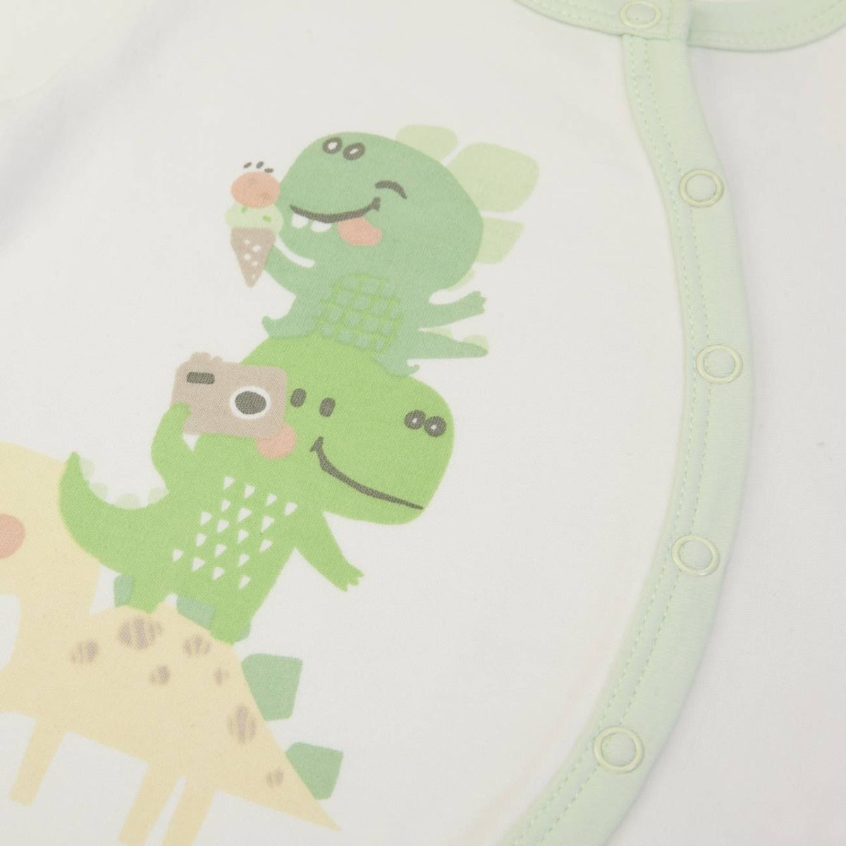 Tutina Neonato Nascita Primavera Estate - Dinosauro - stampa