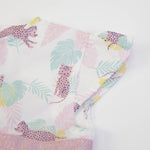 Vestito Bambina Primavera Estate Mille Righe - Leopardina - manica