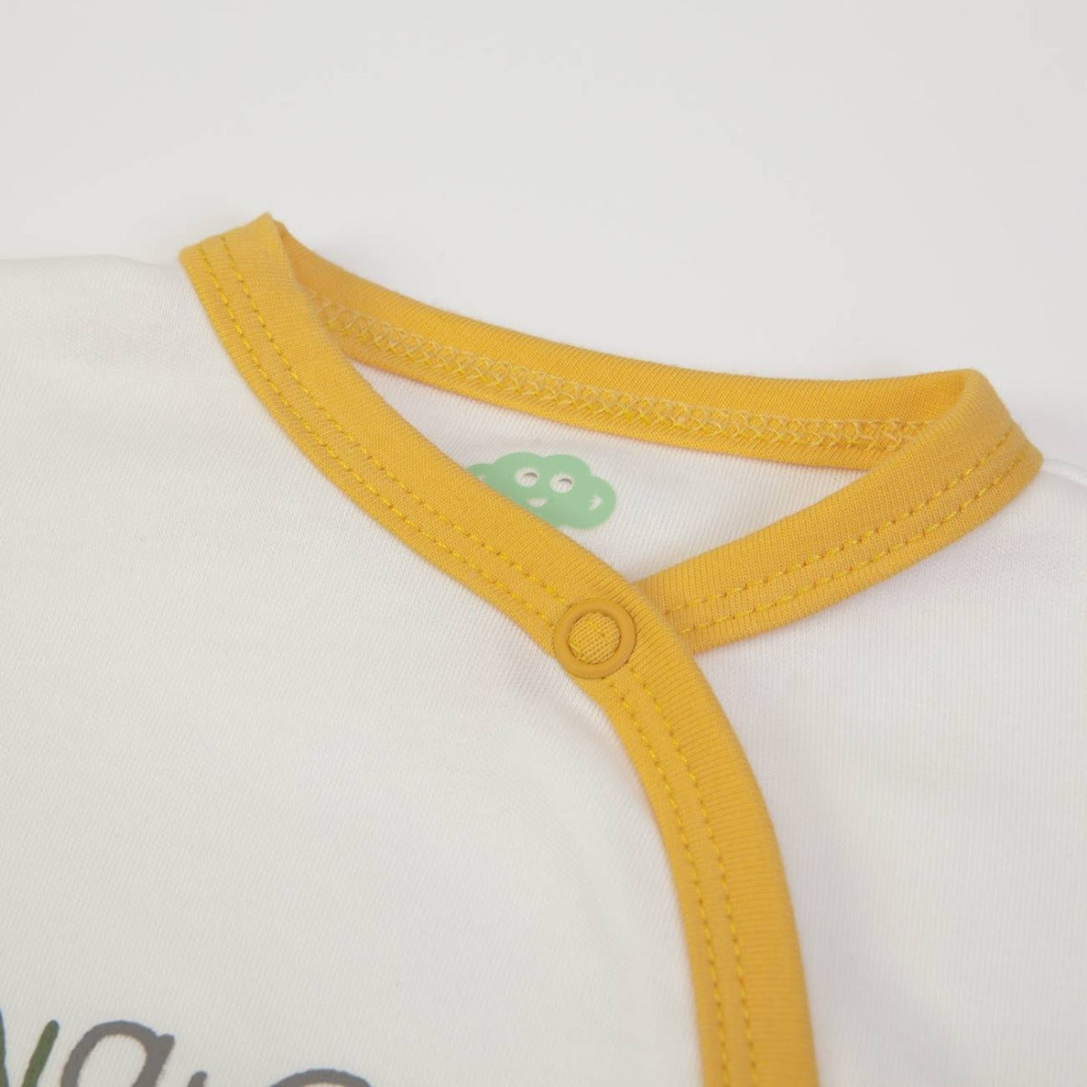 Tutina Neonato Nascita Manica Lunga Primavera Estate - Giungla - scollatura