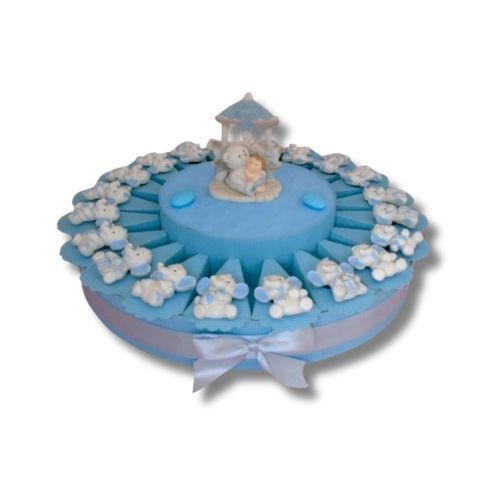 Torta Bomboniera Nascita Battesimo - Tema Elefante - Vendita Online