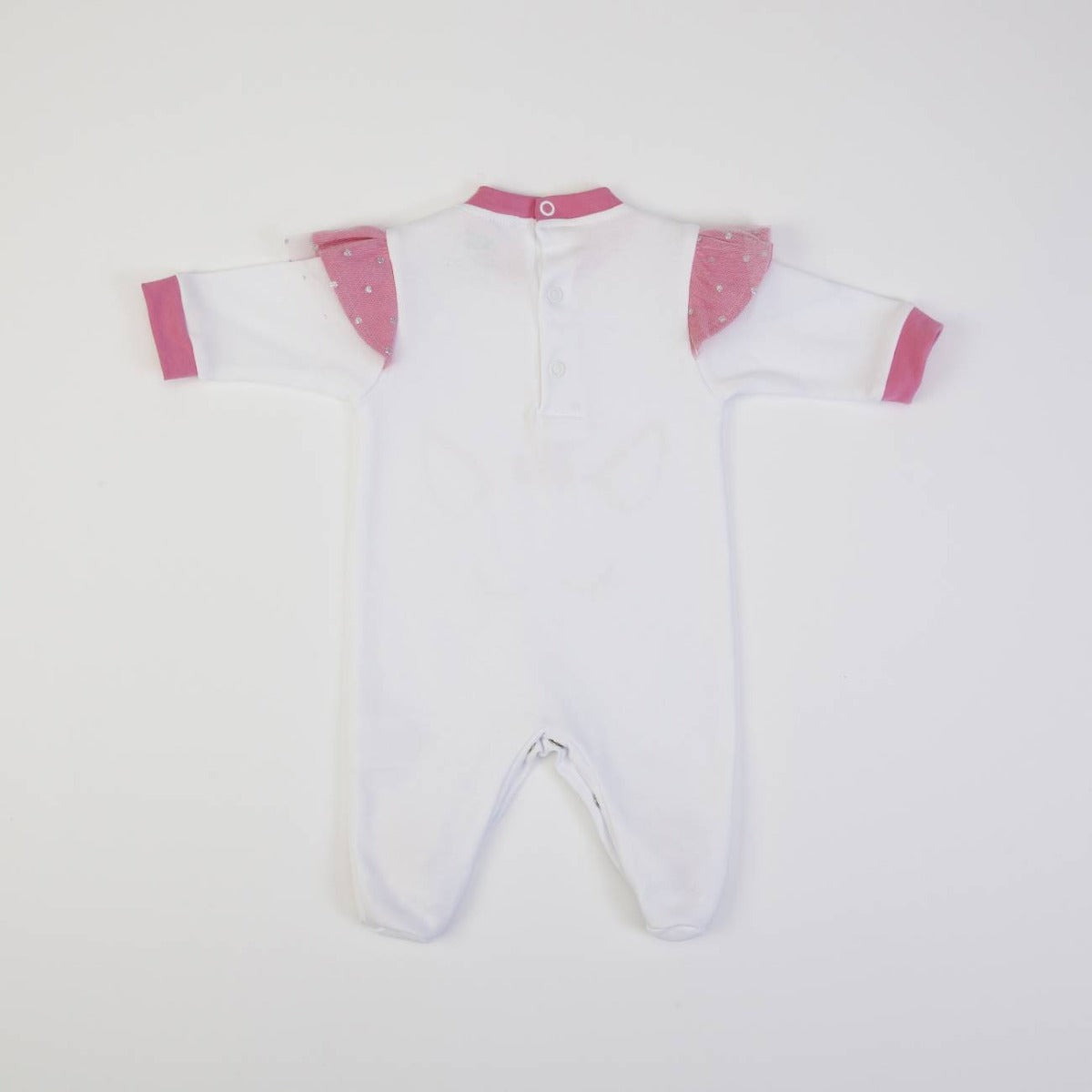 Tutina Neonata Nascita Manica Lunga Primavera Estate - Unicorno - retro