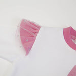 Tutina Neonata Nascita Manica Lunga Primavera Estate - Unicorno - rouge