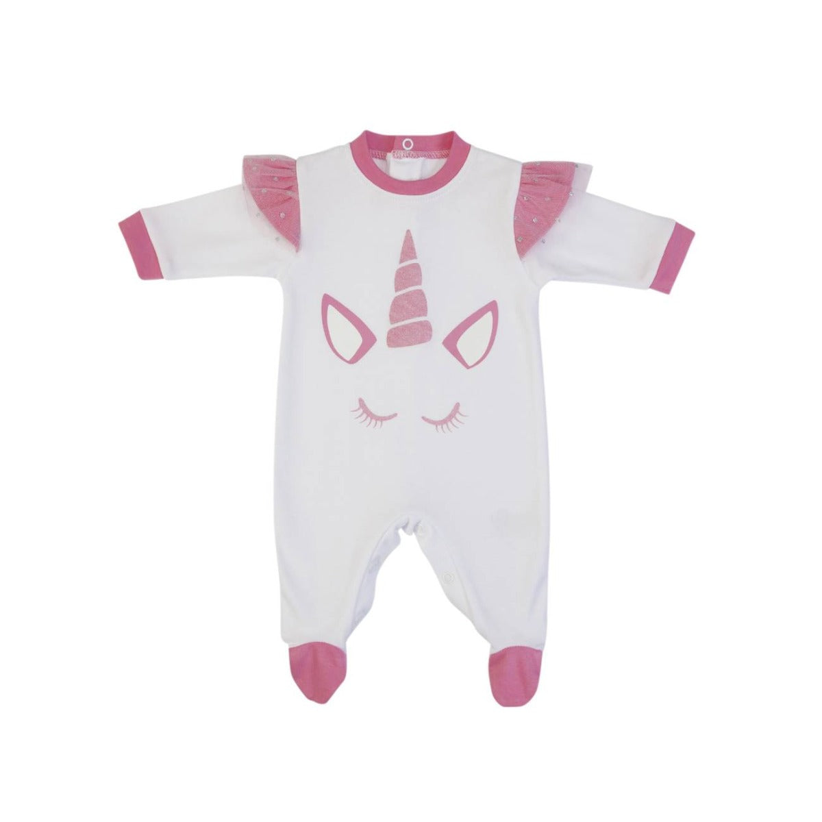 Tutina Neonata Nascita Manica Lunga Primavera Estate - Unicorno