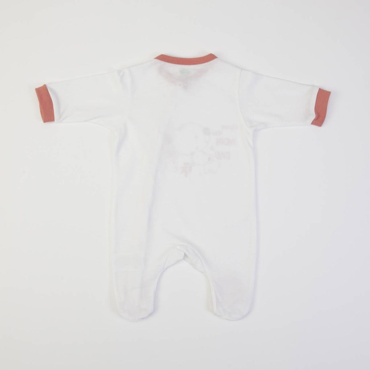 Tutina Neonato Nascita Manica Lunga Primavera Estate - I love Mum And Dad - retro
