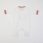 Tutina Neonato Nascita Manica Lunga Primavera Estate - I love Mum And Dad - retro
