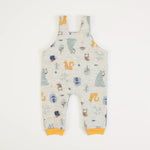 Completo con Salopette Bambino - Amici Della Foresta - retro salopette